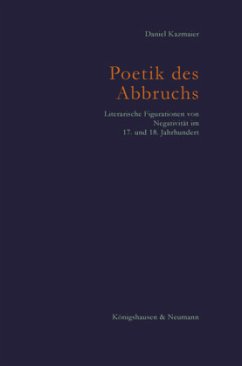 Cover Poetik des Abbruchs