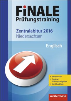 Cover Finale Prüfungstraining 2016 - Zentralabitur Niedersachsen, Englisch