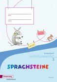 SPRACHSTEINE Sprachbuch 3. Arbeitsheft. Vereinfachte Ausgangsschrift VA. Bayern