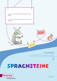 SPRACHSTEINE Sprachbuch 3. Arbeitsheft. Vereinfachte Ausgangsschrift VA. Bayern - Hahnel, Marion;Atzhorn, Cordula;Graser, Sabine