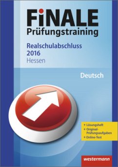 Cover Finale Prüfungstraining 2016 - Realschulabschluss Hessen, Deutsch