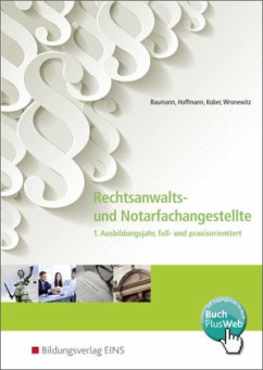 Cover 1. Ausbildungsjahr, fall- und praxisorientiert / Rechtsanwalt- und Notarfachangestellte