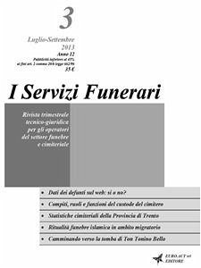 Cover I Servizi Funerari - N. 3 - Luglio-Settembre 2013 (eBook, ePUB)