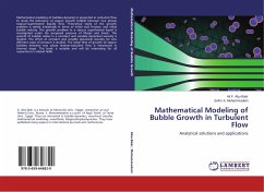 Mathematical Modeling of Bubble Growth in Turbulent Flow