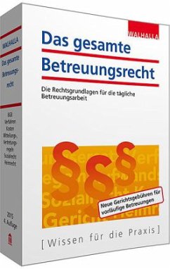 Cover Das gesamte Betreuungsrecht (BetR), Textausgabe 2015