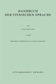 Handbuch der finnischen Sprache. 1. Band