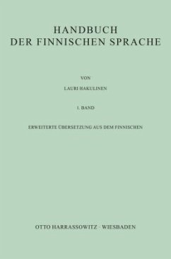 Handbuch der finnischen Sprache / Handbuch der finnischen Sprache / Erweiterte Übers BD I - Hakulinen, Lauri