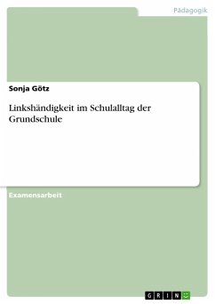 Cover Linkshändigkeit im Schulalltag der Grundschule (eBook, ePUB)