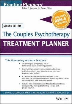 The Couples Psychotherapy Treatment Planner, with DSM-5 Updates (eBook, ePUB) - O'Leary, K. Daniel; Heyman, Richard E.; Berghuis, David J.