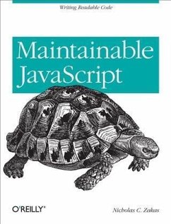 Maintainable JavaScript (eBook, PDF) - Zakas, Nicholas C.