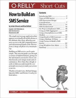 How to Build an SMS Service (eBook, PDF) - Schwartz, Jordan