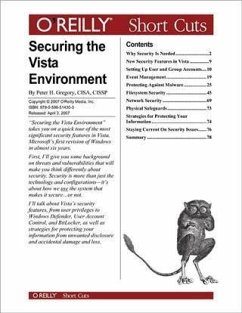 Securing the Vista Environment (eBook, PDF) - Gregory, Peter