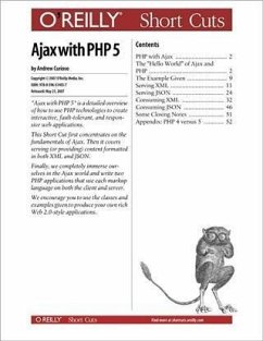 Ajax with PHP 5 (eBook, PDF) - Curioso, Andrew G.