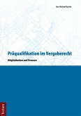 Präqualifikation im Vergaberecht (eBook, PDF)
