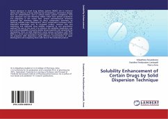 Solubility Enhancement of Certain Drugs by Solid Dispersion Technique