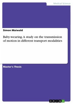 Baby-wearing. A study on the transmission of motion in different transport modalities