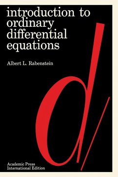 Introduction to Ordinary Differential Equations (eBook, PDF) - Rabenstein, Albert L.