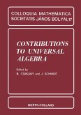 Contributions to Universal Algebra (eBook, PDF) Contributions to Universal Algebra (eBook, PDF)