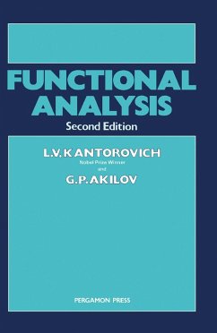 Functional Analysis (eBook, PDF) - Kantorovich, L. V.; Akilov, G. P.