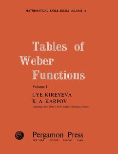 Tables of Weber Functions (eBook, PDF) - Kireyeva, I. Ye.; Karpov, K. A.