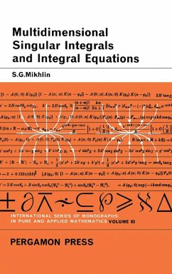 Multidimensional Singular Integrals and Integral Equations (eBook, PDF) - Mikhlin, S. G.