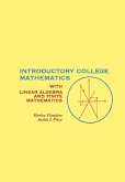 Introductory College Mathematics (eBook, PDF)