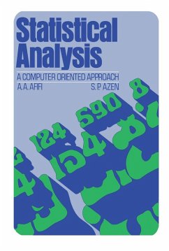 Statistical Analysis (eBook, PDF) - Afifi, A. A.; Azen, S. P.