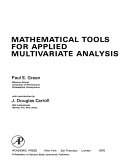 Mathematical Tools for Applied Multivariate Analysis (eBook, PDF)