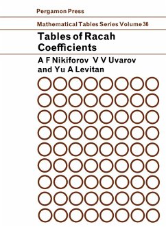 Tables of Racah Coefficients (eBook, PDF) - Nikiforov, A. F.; Uvarov, V. B.; Levitan, Yu. L.