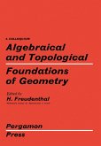 Algebraical and Topological Foundations of Geometry (eBook, PDF)