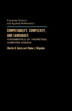 Computability, Complexity, and Languages (eBook, PDF) - Davis, Martin D.; Weyuker, Elaine J.