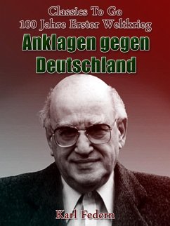 Anklagen gegen Deutschland (eBook, ePUB) - Federn, Karl