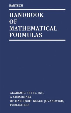 Cover Handbook of Mathematical Formulas (eBook, PDF)