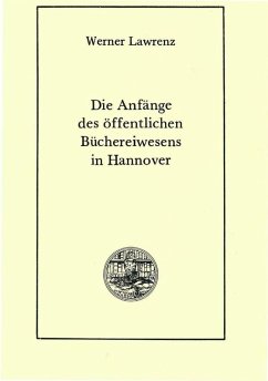 Cover Die Anfänge des öffentlichen Büchereiwesens in Hannover (eBook, PDF)