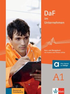 DaF im Unternehmen A1/Kurs- und Übungsbuch mit Audios und Filmen online - Farmache, Andreea;Grosser, Regine;Hanke, Claudia