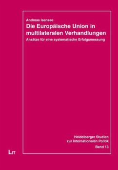 Cover Die Europäische Union in multilateralen Verhandlungen