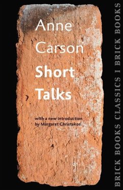 Short Talks - Carson, Anne