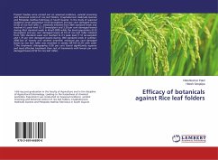 Efficacy of botanicals against Rice leaf folders