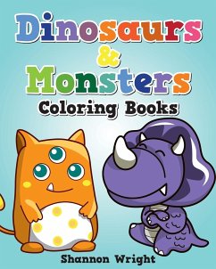 Dinosaurs & Monsters Coloring Book - Wright, Shannon