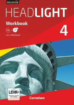 English G Headlight 04: 8. Schuljahr. Workbook mit CD-ROM (e-Workbook) und Audios online - Berwick, Gwen