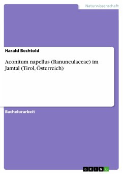 Aconitum napellus (Ranunculaceae) im Jamtal (Tirol, Österreich) (eBook, PDF) - Bechtold, Harald