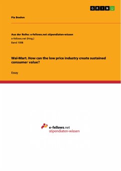 Wal-Mart. How can the low price industry create sustained consumer value? (eBook, PDF) - Boehm, Pia