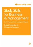 Study Skills for Business and Management (eBook, PDF)