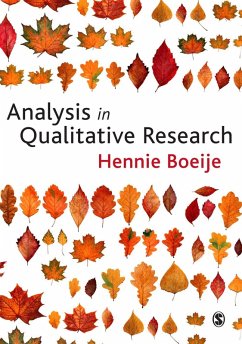 Analysis in Qualitative Research (eBook, ePUB) - Boeije, Hennie R