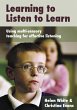Learning to Listen to Learn (eBook, PDF) - Bild 1