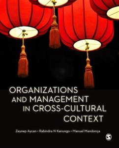 Organizations and Management in Cross-Cultural Context (eBook, PDF) - Aycan, Zeynep; Kanungo, Rabindra N.; Mendonca, Manuel