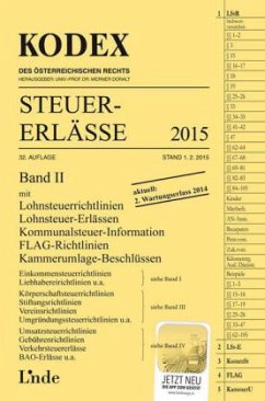 KODEX Steuer-Erlässe 2015 (f. Österreich) - Ritz, Christoph