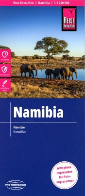 Reise Know-How Landkarte Namibia (1:1.200.000). Namibie - Reise Know-How Verlag Peter Rump GmbH