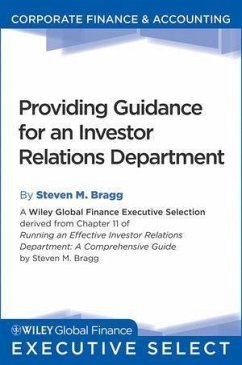Cover Providing Guidance for an Investor Relations Department (eBook, ePUB)