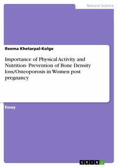 Importance of Physical Activity and Nutrition- Prevention of Bone Density loss/Osteoporosis in Women post pregnancy (eBook, PDF)